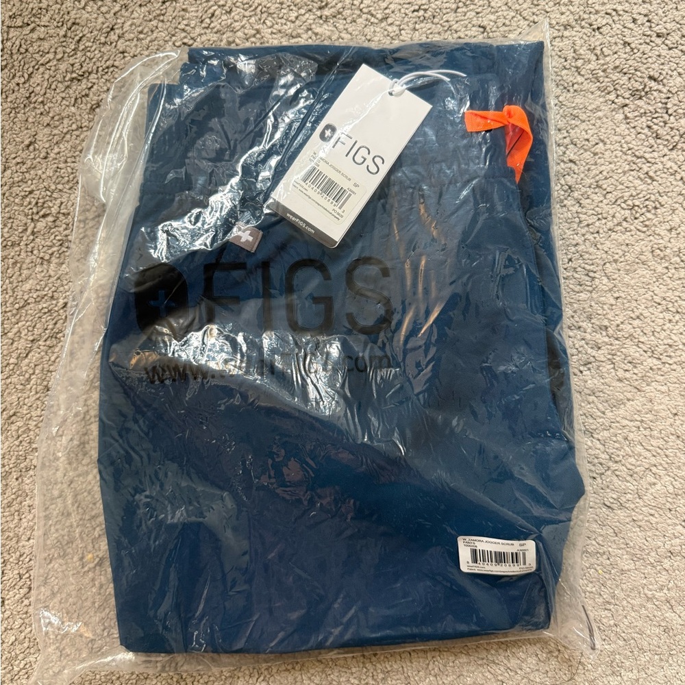 FIGS WOMENS ZAMORA JOGGERS DEEP REEF SMALL PETITE